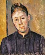 Paul Cezanne Portrait of Madame Cezanne painting